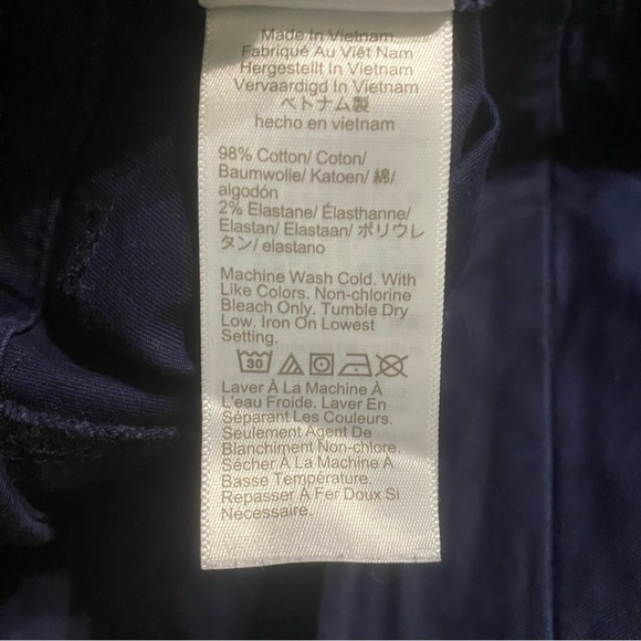 J Crew Navy Blue 9” Frankie Cotton Stretch Bermuda Shorts - Picture 5 of 5